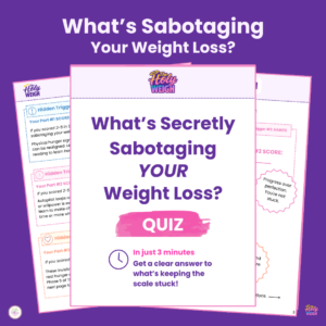 Soul Hunger Quiz graphic Self-Sabotage free quiz for weight loss