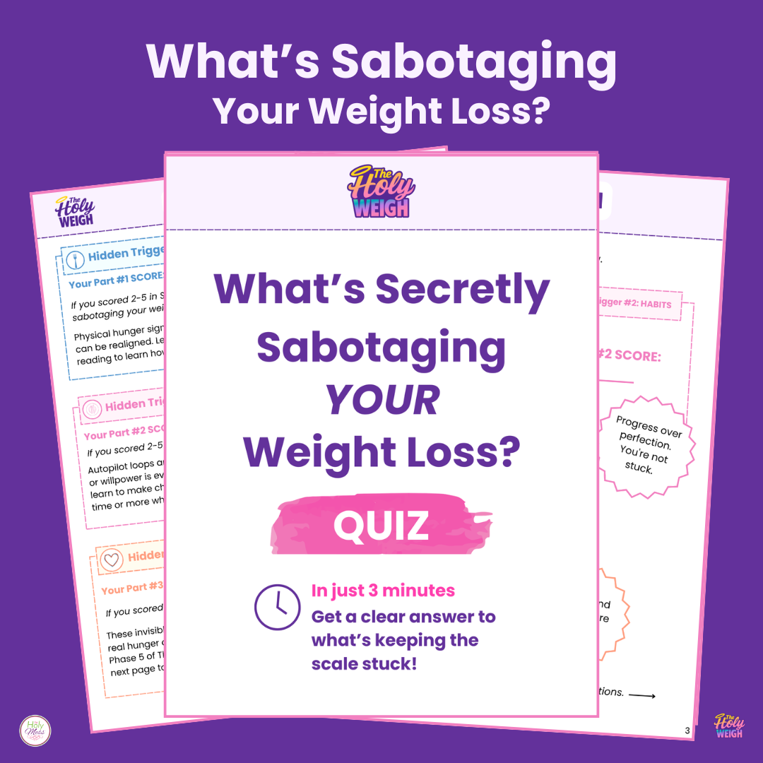 Free 3 Minute Weight Loss Sabotage Quiz