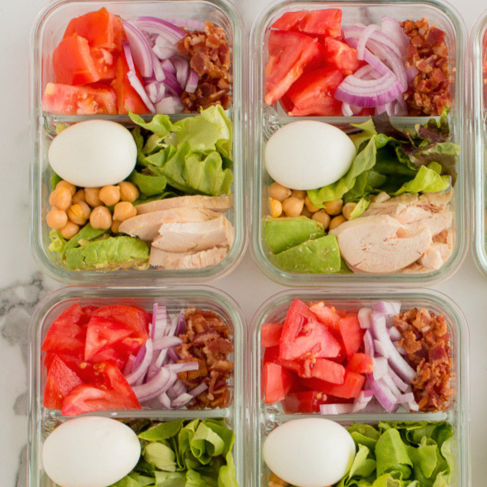 Cobb salad meal prep side dish