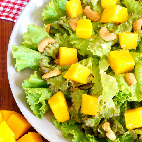 Mango cashew salad side dish