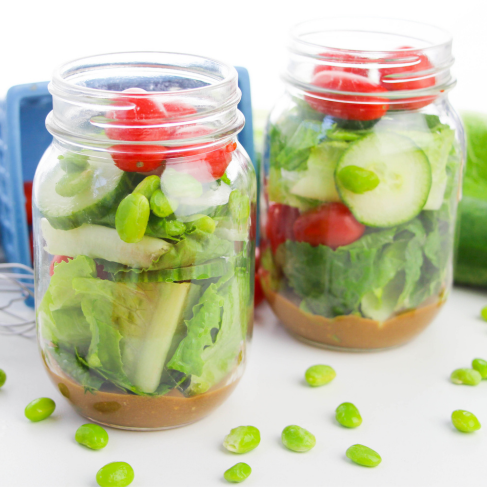 Meal prep garden salad side dish
