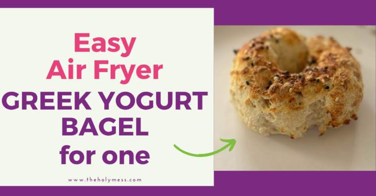 Air Fryer Greek Yogurt Bagel