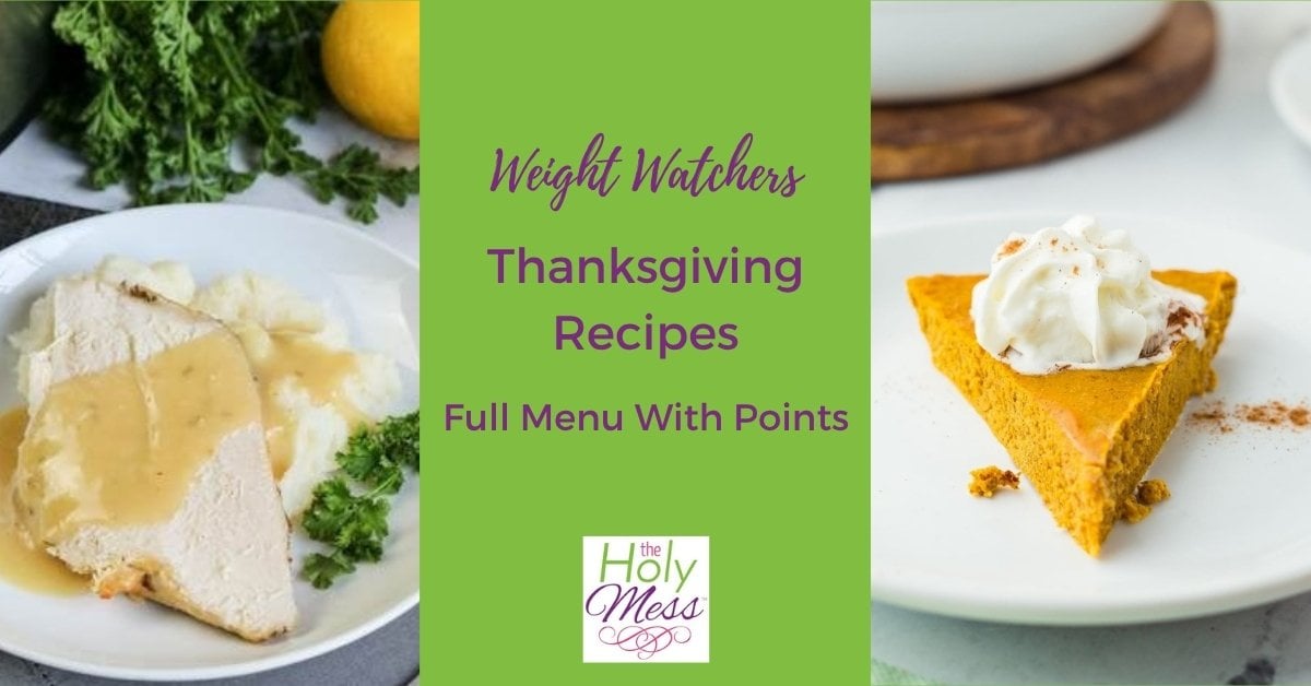 Weight Watchers Thanksgiving recipes with turkey breast and crustless pumpkin pie